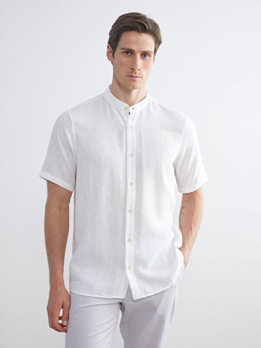 Regular Fit K?sa Kollu Erkek G?mlek