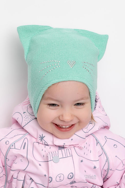 Crockid _ КВ 20259/светлая мята шапка для дев