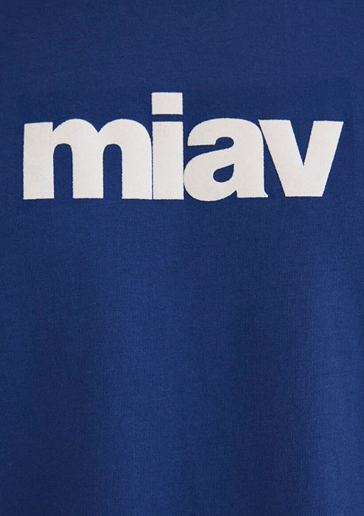 Miav Bask?l? Lacivert Tisort - Mavi фото 6