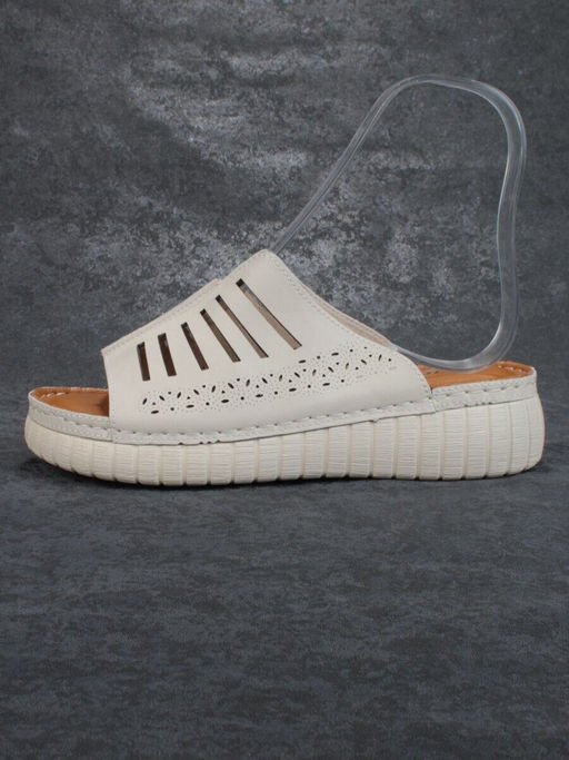 08-PED173-1 BEIGE Босоножки женские (натуральная кожа)