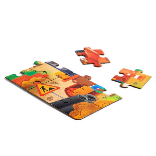 Пазл в металлической коробке Строим, роем и везём, 54 элемента - Puzzle time фото 3