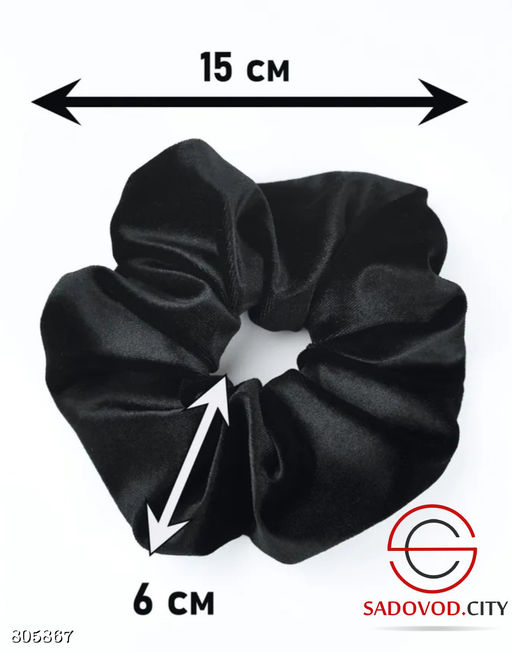 Бархатная резинка для волос - Bruno фото 3