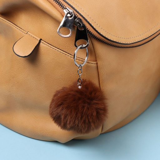 Брелок для ключей на кольце Пушистик. Медвежонок. В спячку вместе?, на сумку, рюкзак, d=8 см, 13.1?15 см - Simaland фото 4