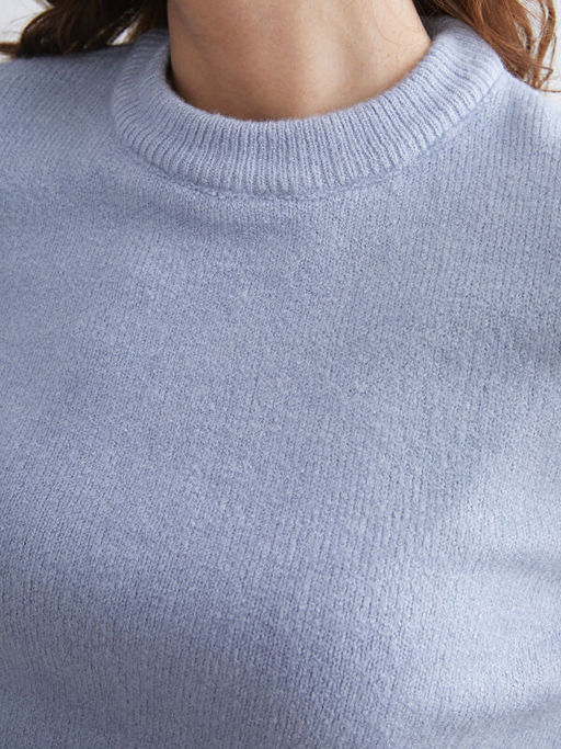 Bisiklet Yaka Kad?n Triko Kazak