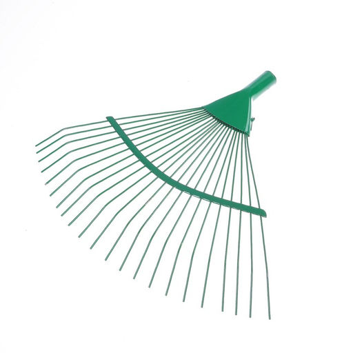 Цена за 2 шт. Грабли веерные, проволочные, 22 зубца, металл, тулейка 30 мм, без черенка, МИКС