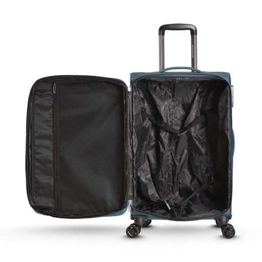 Чемодан (комплект из 3-х) , ткань, 50128 Бирюзовый