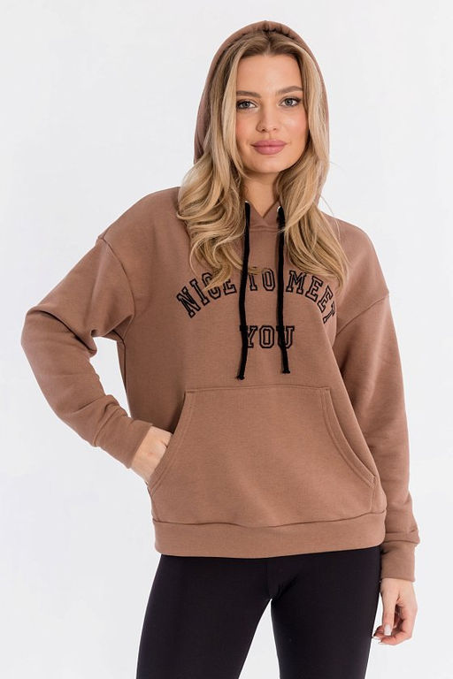 Толстовка М323135ВШб Коричневый - Елена фото 7