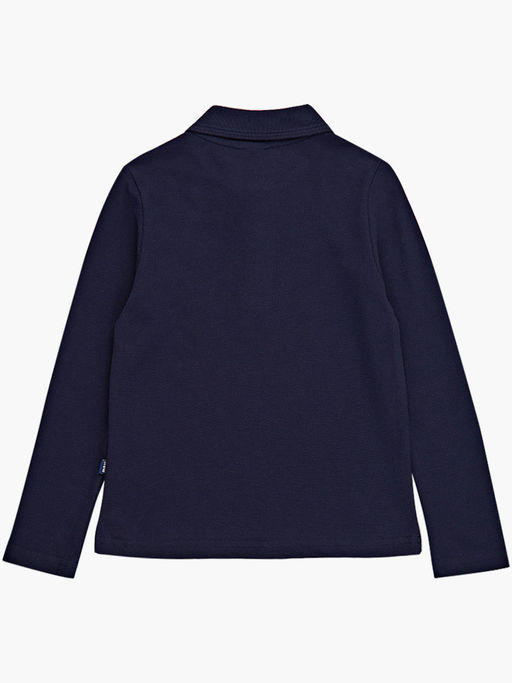 Футболка поло для мальчика синий UD 7826 синий - Mini maxi фото 5