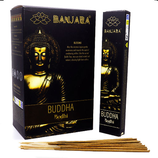 Благовония BANJARA Buddha Bodhi Super Premium качество светлые пыльцовые 15гр 15палочек