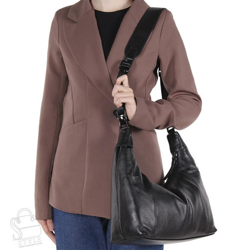 Сумка женская кожаная 3568VG black Vitelli Grassi в Новосибирске