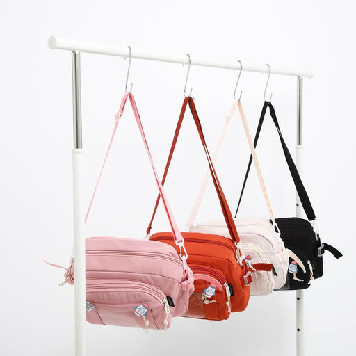 Сумка молодёжная на молнии, цвет розовый - Simaland фото 7