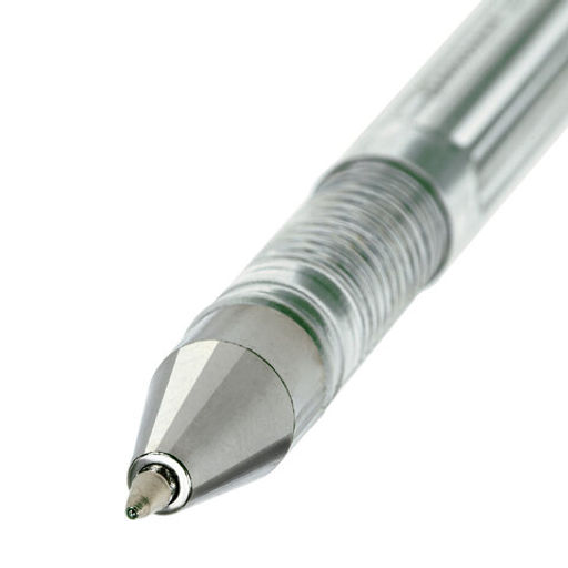 Цена за 3шт. Ручка гелевая BRAUBERG "EXTRA", ЗЕЛЕНАЯ, корпус прозрачный, узел 0,5 мм, линия 0,35 мм, 143904