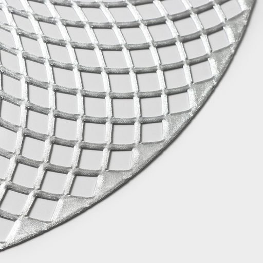 Набор салфеток сервировочных на стол Доляна Вира, 4 шт, d=38 см, цвет серебряный  фото 14