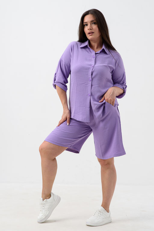 Комплект женский (рубашка+шорты) 52523