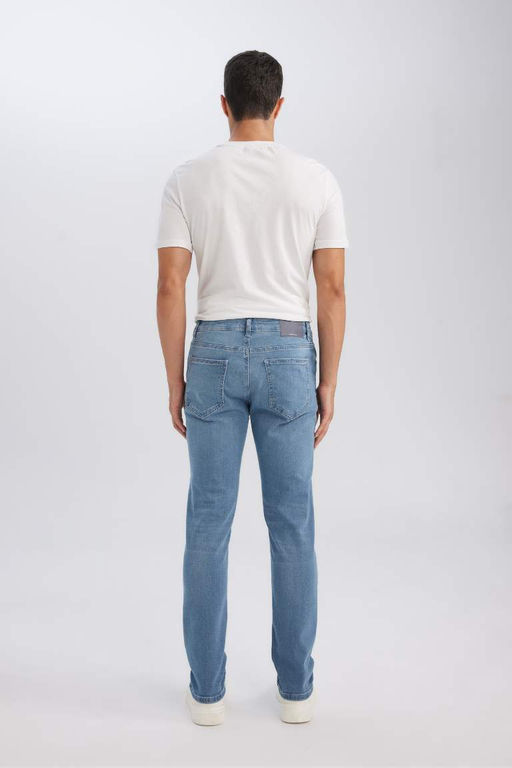 Pedro Slim Fit Джинсовые брюки узкого кроя с нормальной талией и узкими штанинами - Defacto фото 7