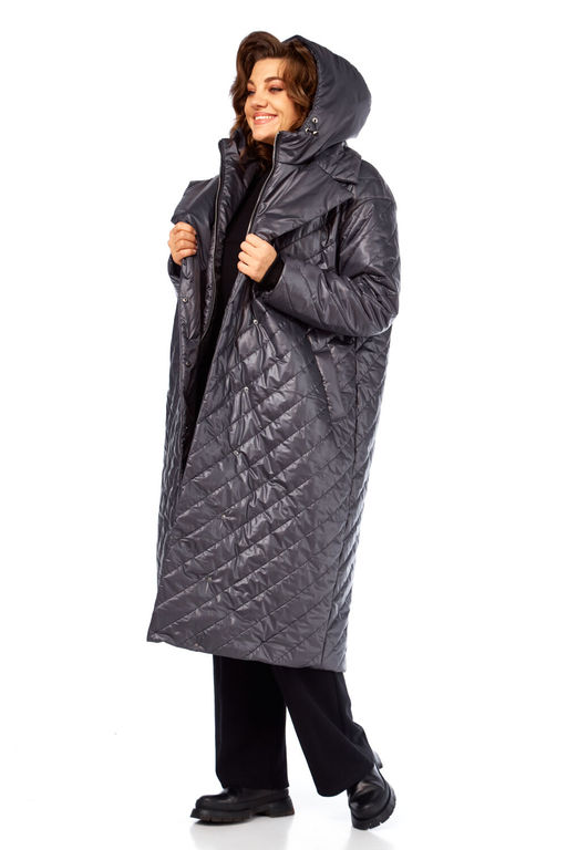 Пальто Diamant 2131 графит фото 5