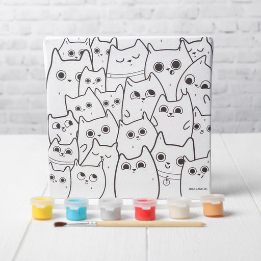 Картина по номерам Милые котята 1515 см - Школа талантов фото 4