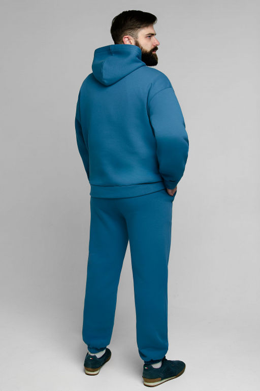 Арт. 69102 Костюм с брюками мужской с начесом 50-56 (4 шт) Цвет:джинс