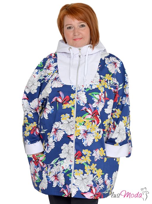 Парка Модель №1012 размеры 44-84 - Plusmoda фото 2