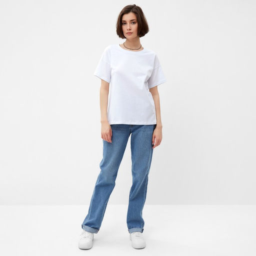 Футболка женская MINAKU Future, цвет белый, размер 44