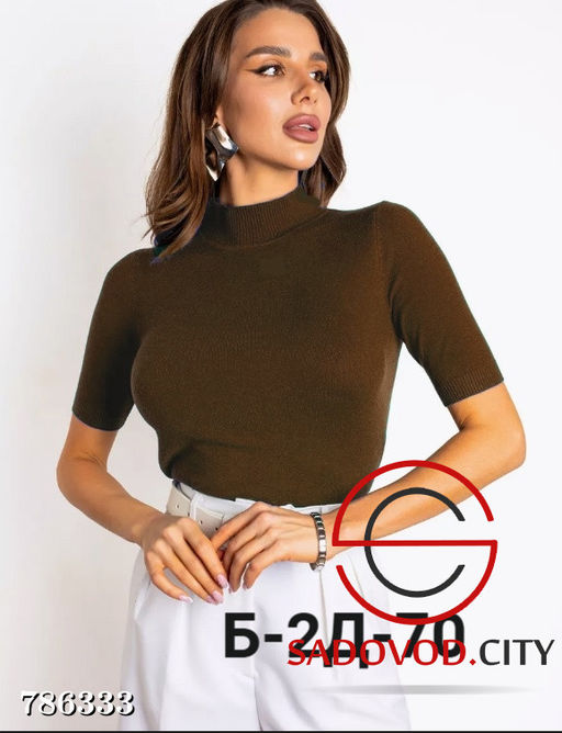 Водолазка с коротким рукавом - Bruno фото 6