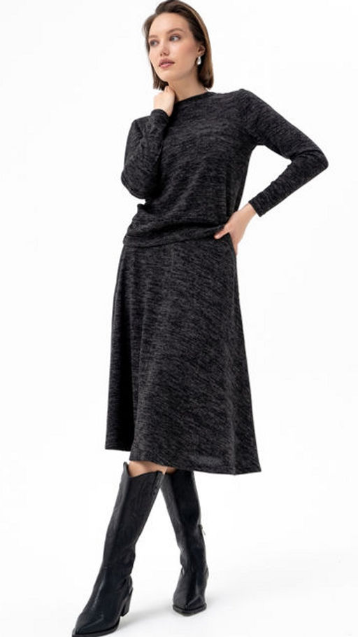 Юбка жен.арт.112/4-3,графитовый - Binita фото 7