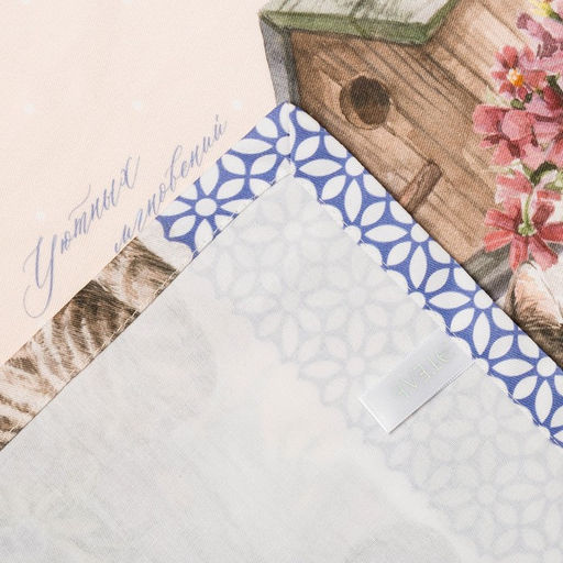 Скатерть Этель Уютные коты 220х147 см, 100% хлопок, саржа 190 г/м2  фото 8