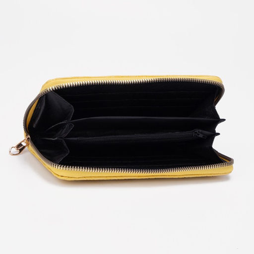 Кошелёк на молнии, цвет жёлтый - Simaland фото 3