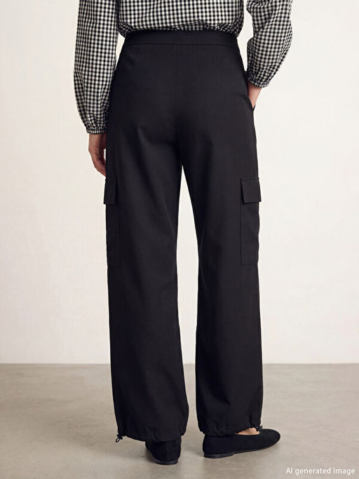 Standart Fit Kad?n Kargo Pantolon