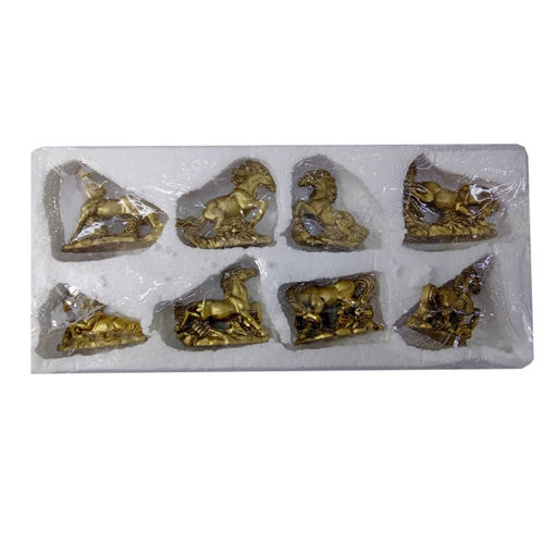 Лошадь символ 2026 года уп-8шт символ силы, мощи, достижения цели и победы 5,5см-6,5см