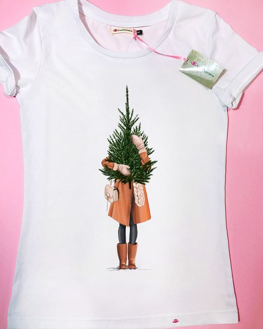 Эксклюзивная футболка Yana Pletneva в подарочной упаковке  фото 4