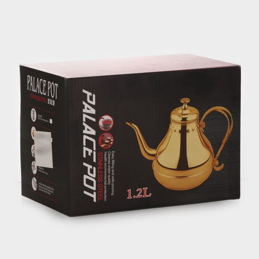 Заварочный чайник Леранс, 1.2 л, металлическое сито, нержавеющая сталь, хромированный - Simaland фото 10