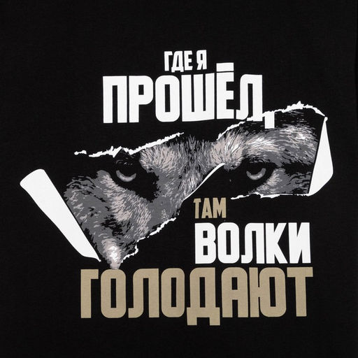 Футболка мужская KAFTAN «Где я прошел», размер 48, чёрная