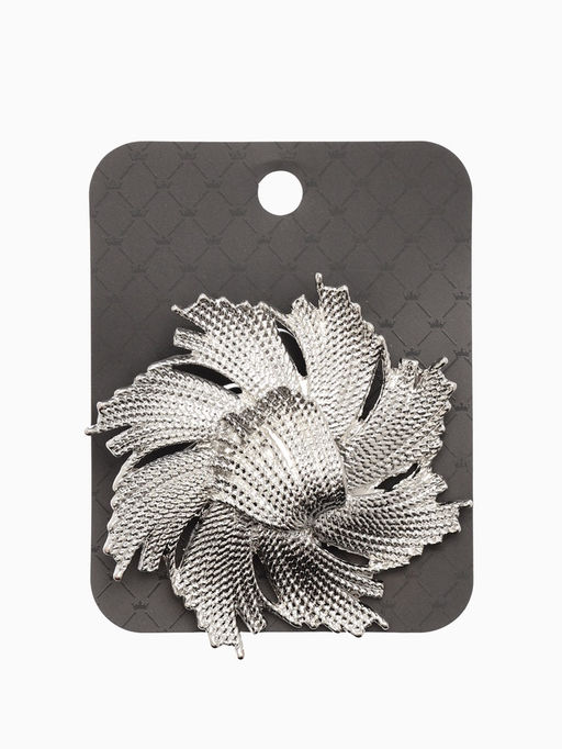 Брошь «Солнце», цвет серебро