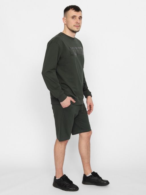 CRB wear/FSMM 60238-35 Джемпер мужской,хаки/Ex.Cherubino  фото 2