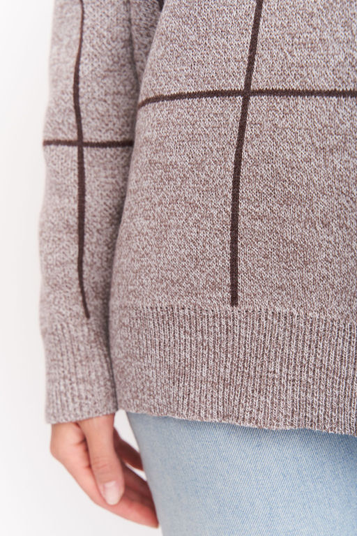 Джемпер В 2008/серо-белый - Злата Стиль фото 20