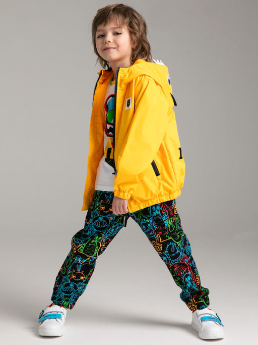 12312135 Куртка с полиуретановым покрытием для мальчиков