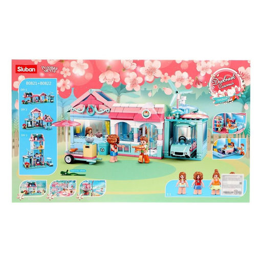 Конструктор Розовая мечта Sluban «Загородная вечеринка», 410 деталей