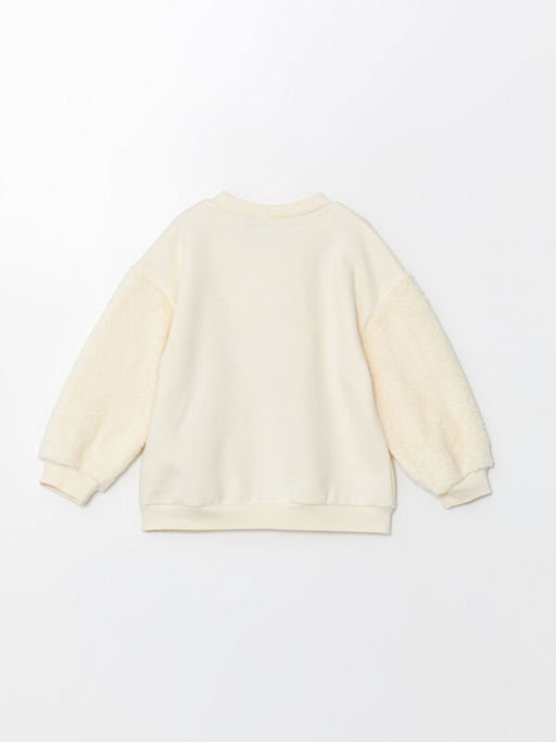 Bisiklet Yaka Minnie Mouse Bask?l? K?z Bebek Sweatshirt - Waikiki фото 3