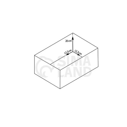 Кашпо деревянное 141426 см Фонарь Хай-тек Прованс, серый графит - Дарим красиво фото 5