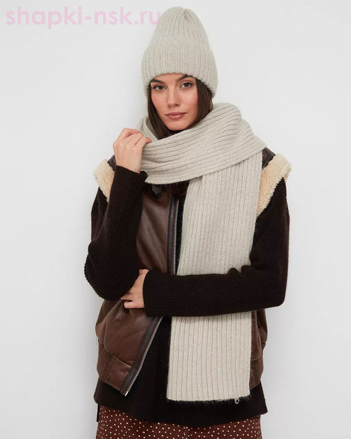 797 KWH Комплект женский (колпак+шарф) (56-58)