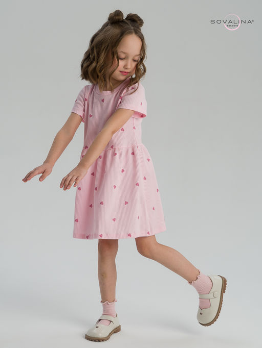 Платье Лето лапша сердца на розе - Sovalina фото 23