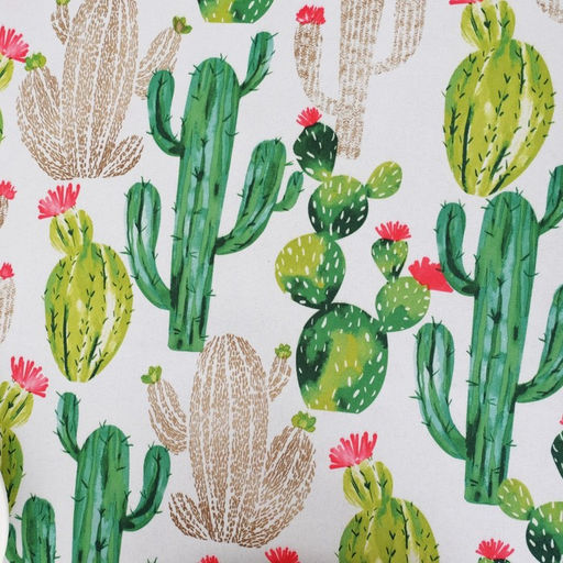 Скатерть Доляна Кактусы 150250 см, 100% п/э  фото 3
