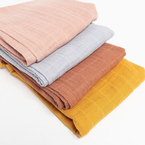 Полотенце муслиновое LoveLife, 50*90 см, пудровый, 100% хл, 3-сл, 180 гр/м2  фото 6