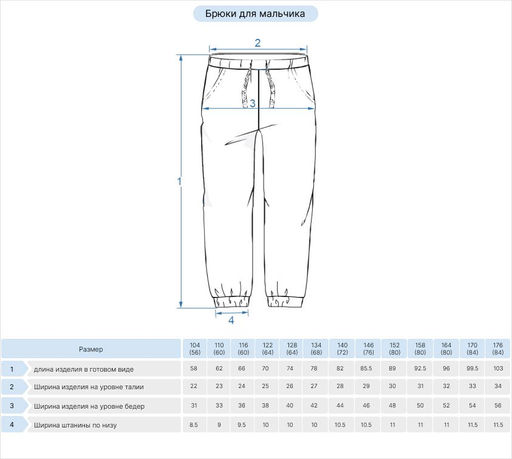 Брюки(джоггеры) для мальчика 10374 Be Friends  фото 5