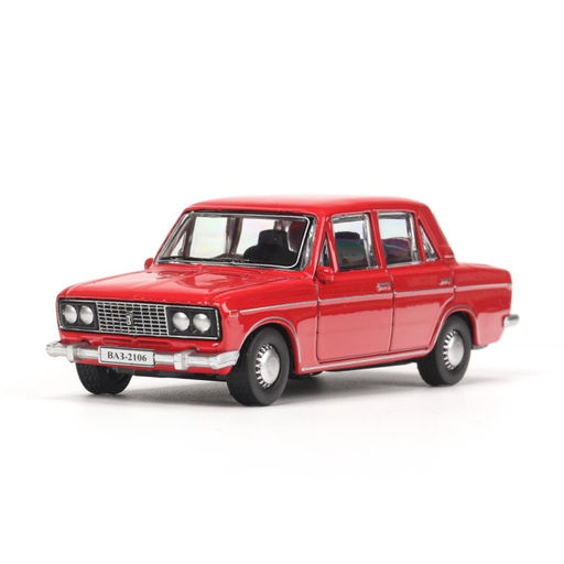 Машина металл LADA lada 2106, 10,5 см, (красный) инерц, в коробке