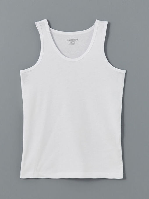 Bisiklet Yaka Erkek ?ocuk Atlet 5li