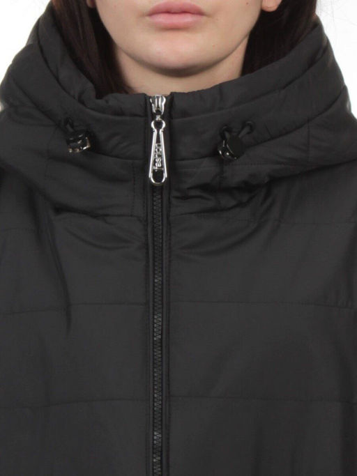 F-801 BLACK Куртка демисезонная женская (100 гр. холлофайбер) - Fashion фото 4