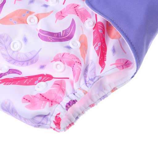 Трусики-подгузник, многоразовый, Перья - Крошка я фото 12