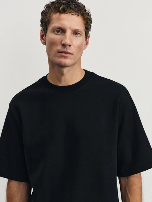 Футболка из смесового хлопка / Zarina фото 6